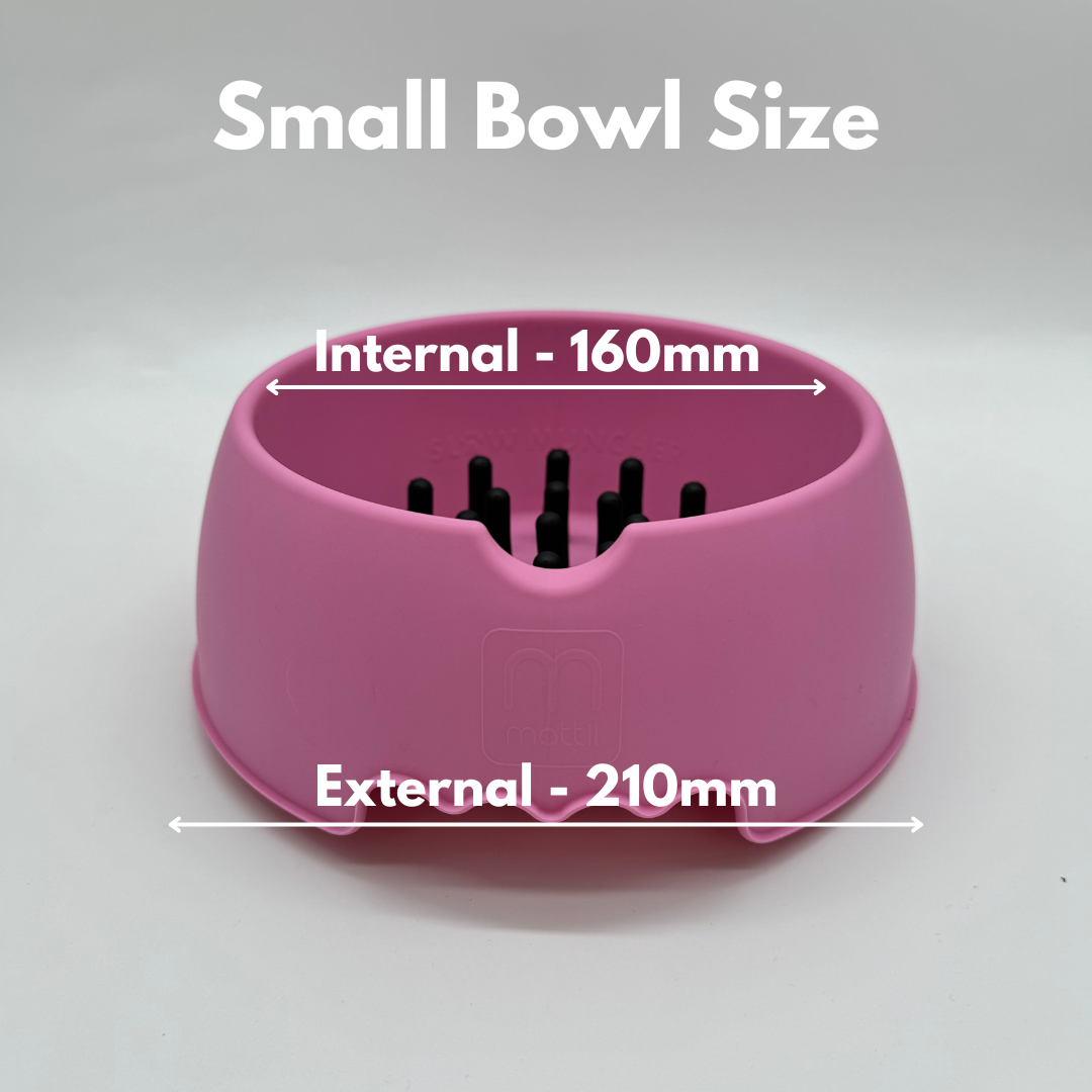 Slow Muncher Dog Bowl - Pink