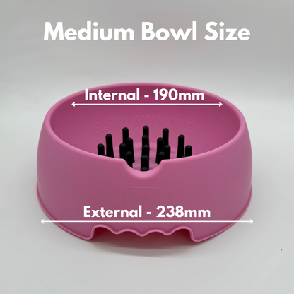 Slow Muncher Dog Bowl - Pink