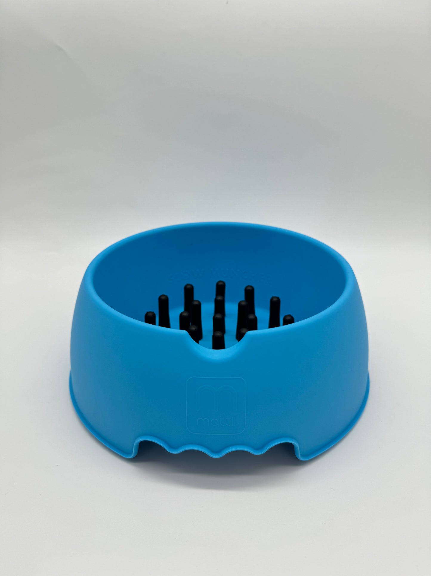 Slow Muncher Dog Bowl - Aqua Blue