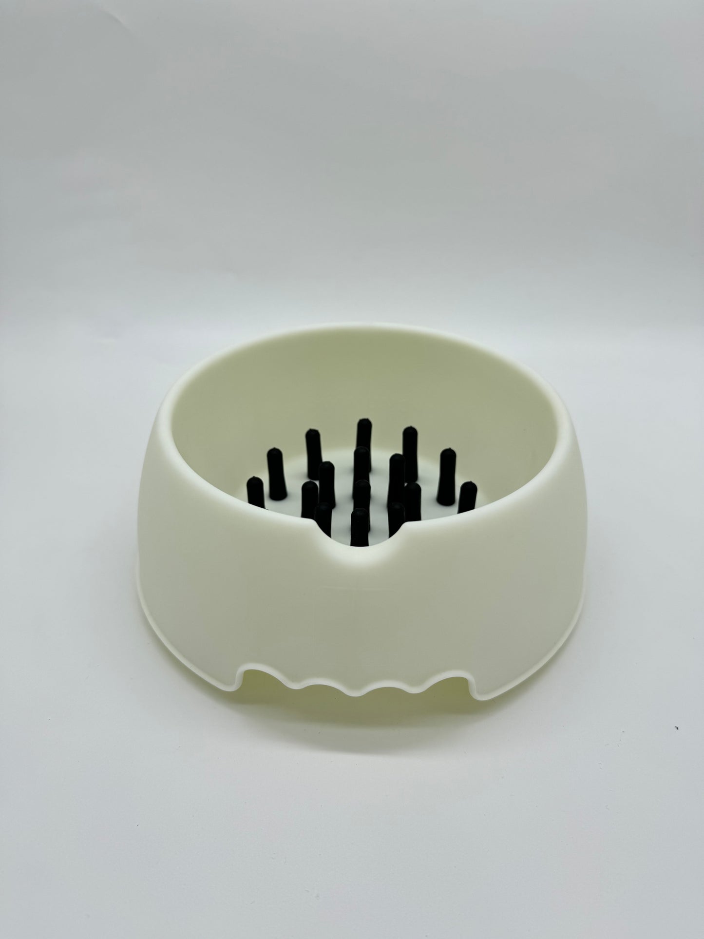 Slow Muncher Dog Bowl - Linen