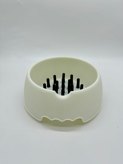 Slow Muncher Dog Bowl - Linen