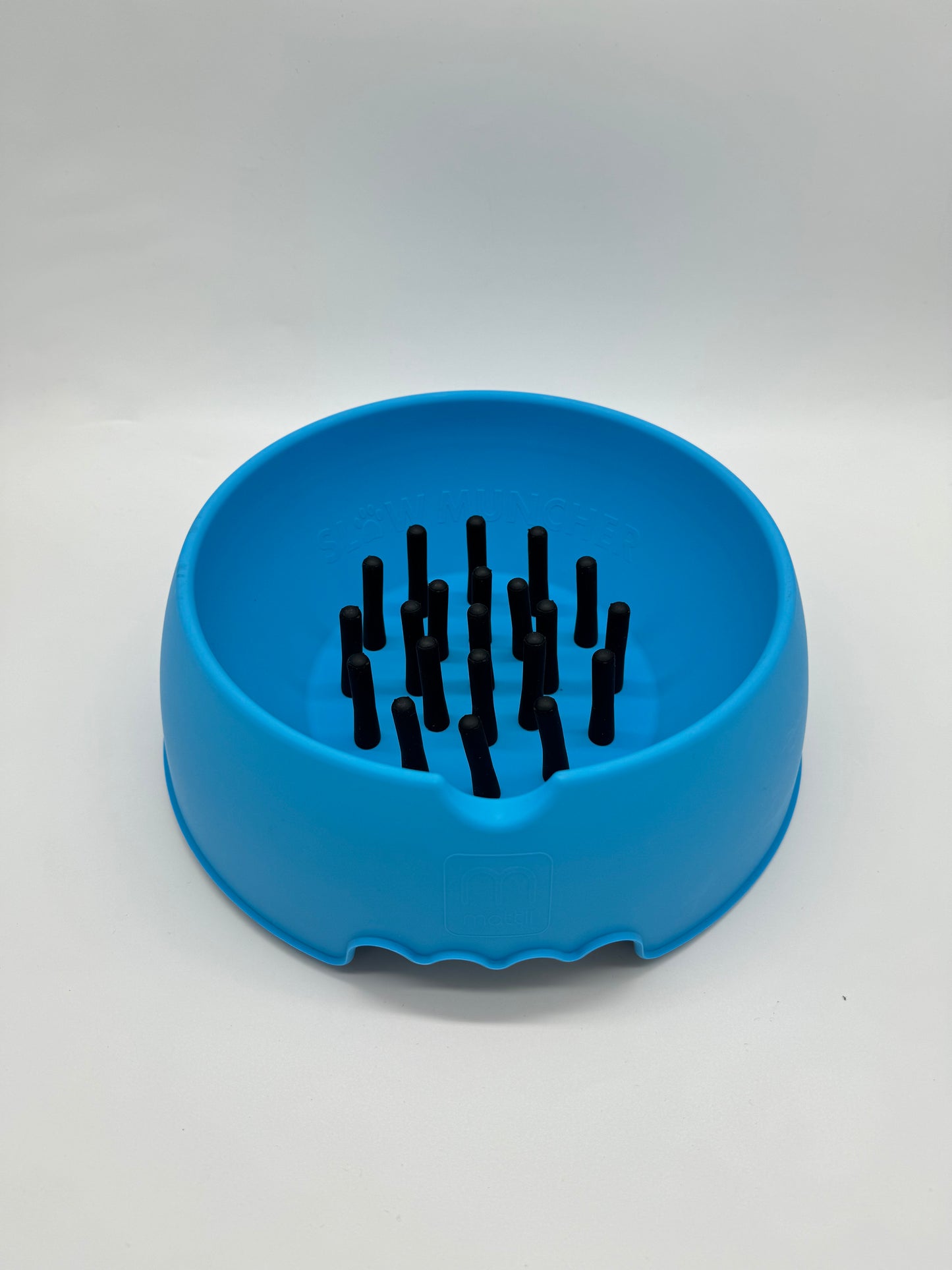 Slow Muncher Dog Bowl - Aqua Blue