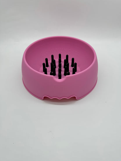 Slow Muncher Dog Bowl - Pink