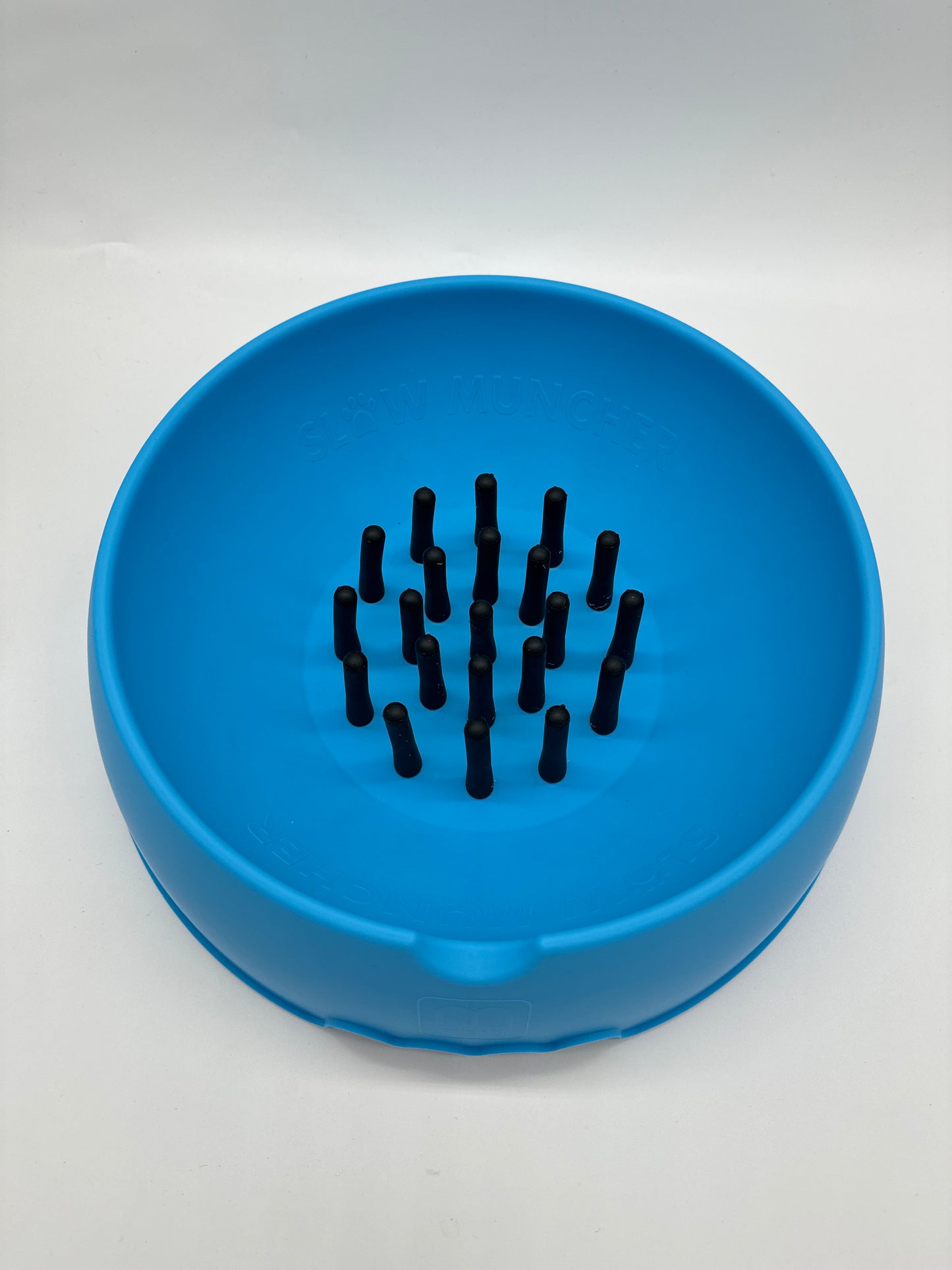 Slow Muncher Dog Bowl - Aqua Blue