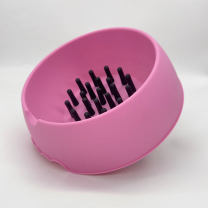 Slow Muncher Dog Bowl - Pink